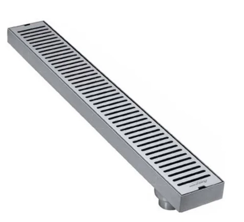 Linear drain channel with Gratings