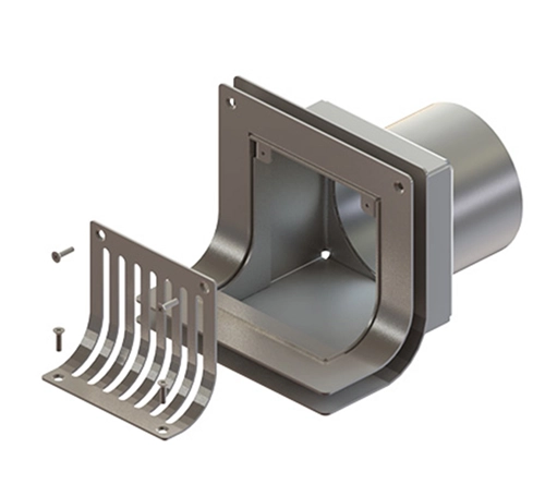 Paraphet scupper in SS